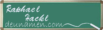 Raphael Hackl Visitenkarte